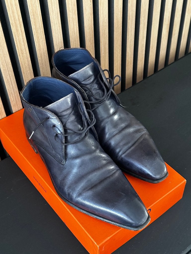 Greve schoenen, Kleding | Heren, Blauw, Ophalen of Verzenden, Veterschoenen, Gedragen