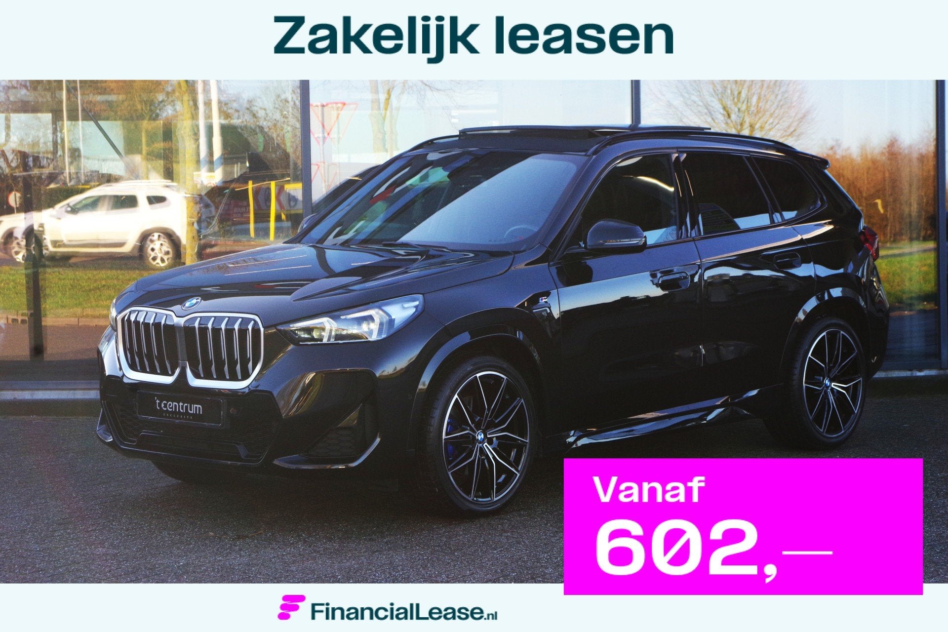 BMW X1 sDrive20i 170 PK M-Sport, Panoramadak, Adap. Cruise C, 12 maanden, 1525 kg, Gebruikt, Zwart