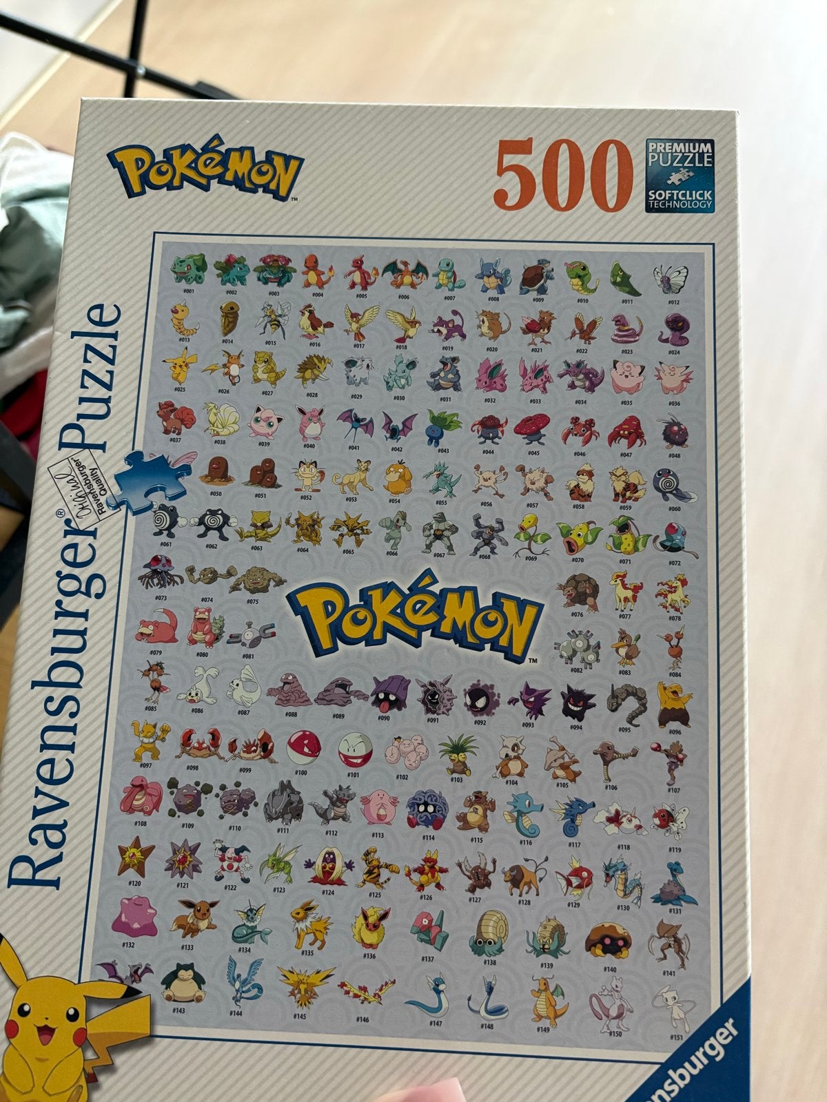 Ravensburger Pokémon Legpuzzel 500 stukjes, Ophalen of Verzenden, 500 t/m 1500 stukjes, Zo goed als nieuw, Legpuzzel