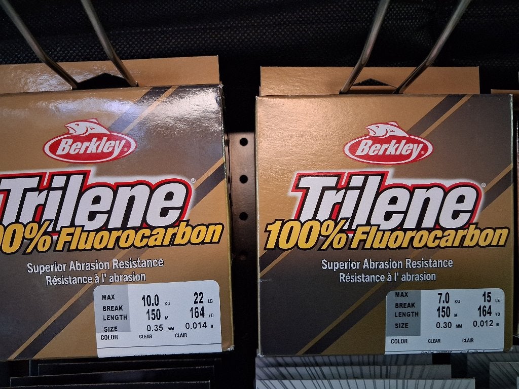 Berkley Trilene 100% Fluorocarbon (150m) diverse maten.., Tinstraat, Nieuw, Ophalen of Verzenden, Info@purefishing.com