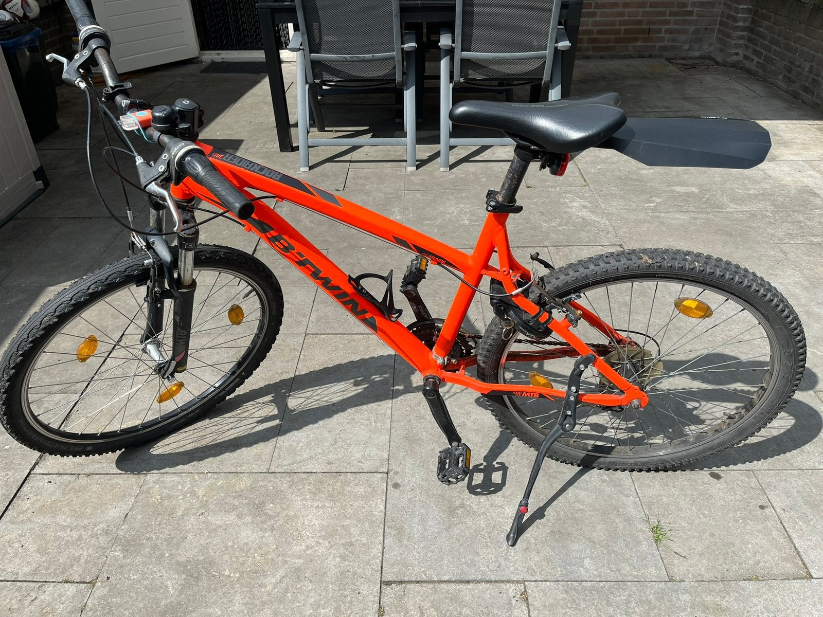 ATB Btwin rockrider 340 maat M, Minder dan 45 cm, Ophalen, Zo goed als nieuw, Overige merken