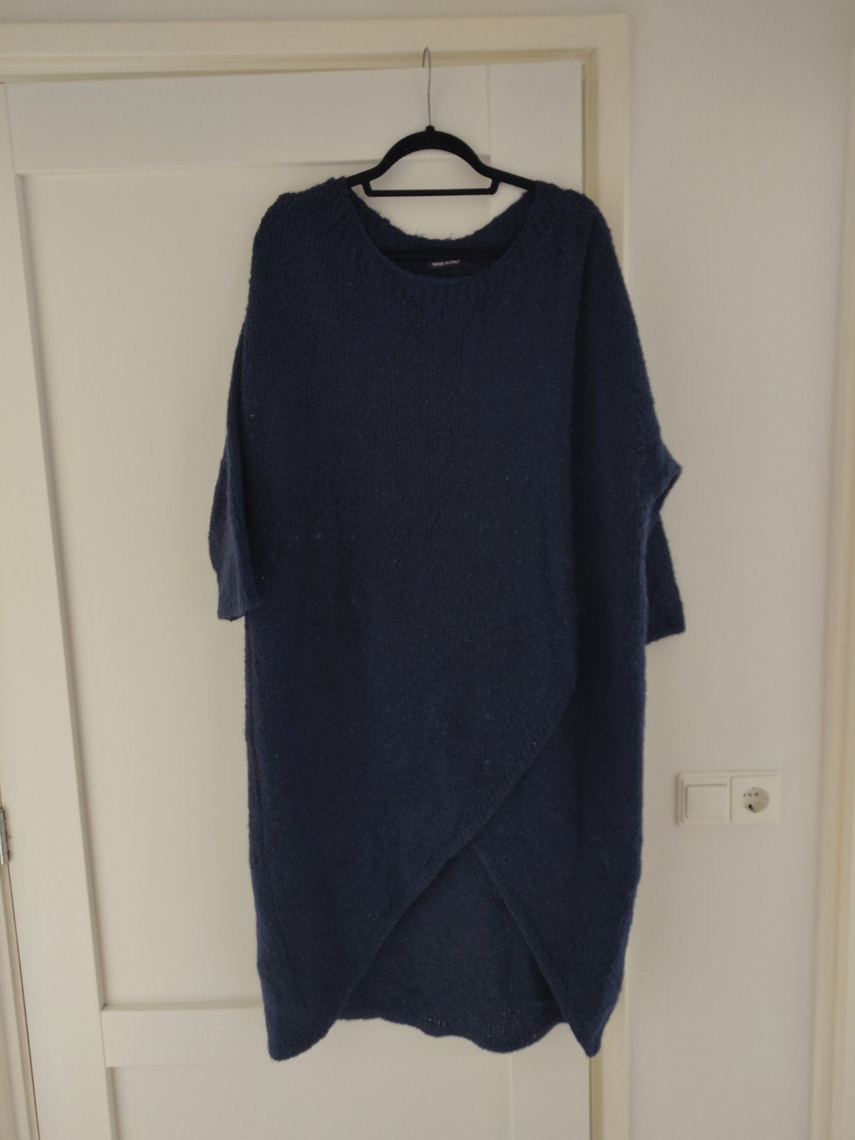 Donkerblauw vest/overgooier, Kleding | Dames, Grote Maten, Ophalen of Verzenden, Gedragen, Blauw, Trui of Vest