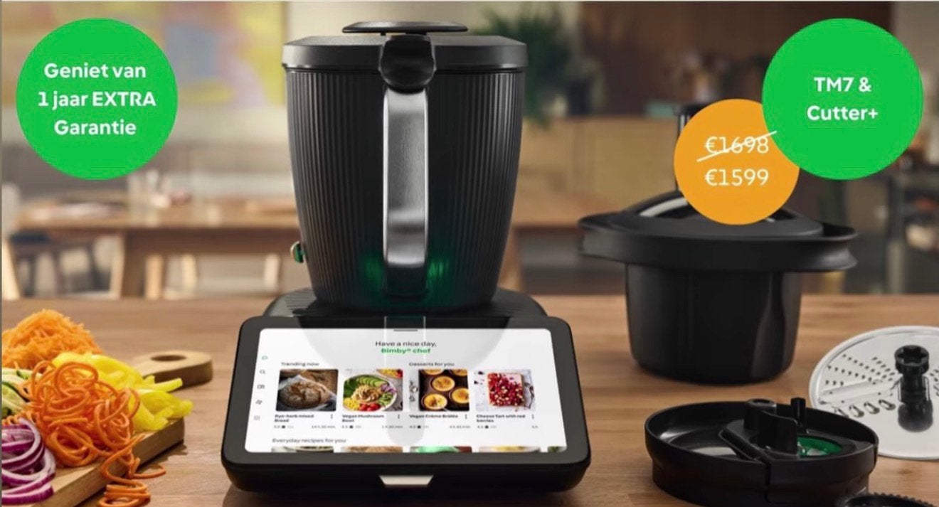 Thermomix TM7 Actie Juni, Witgoed en Apparatuur, Keukenmixers, Nieuw, 3 snelheden of meer, Ophalen of Verzenden, 2 tot 3 liter