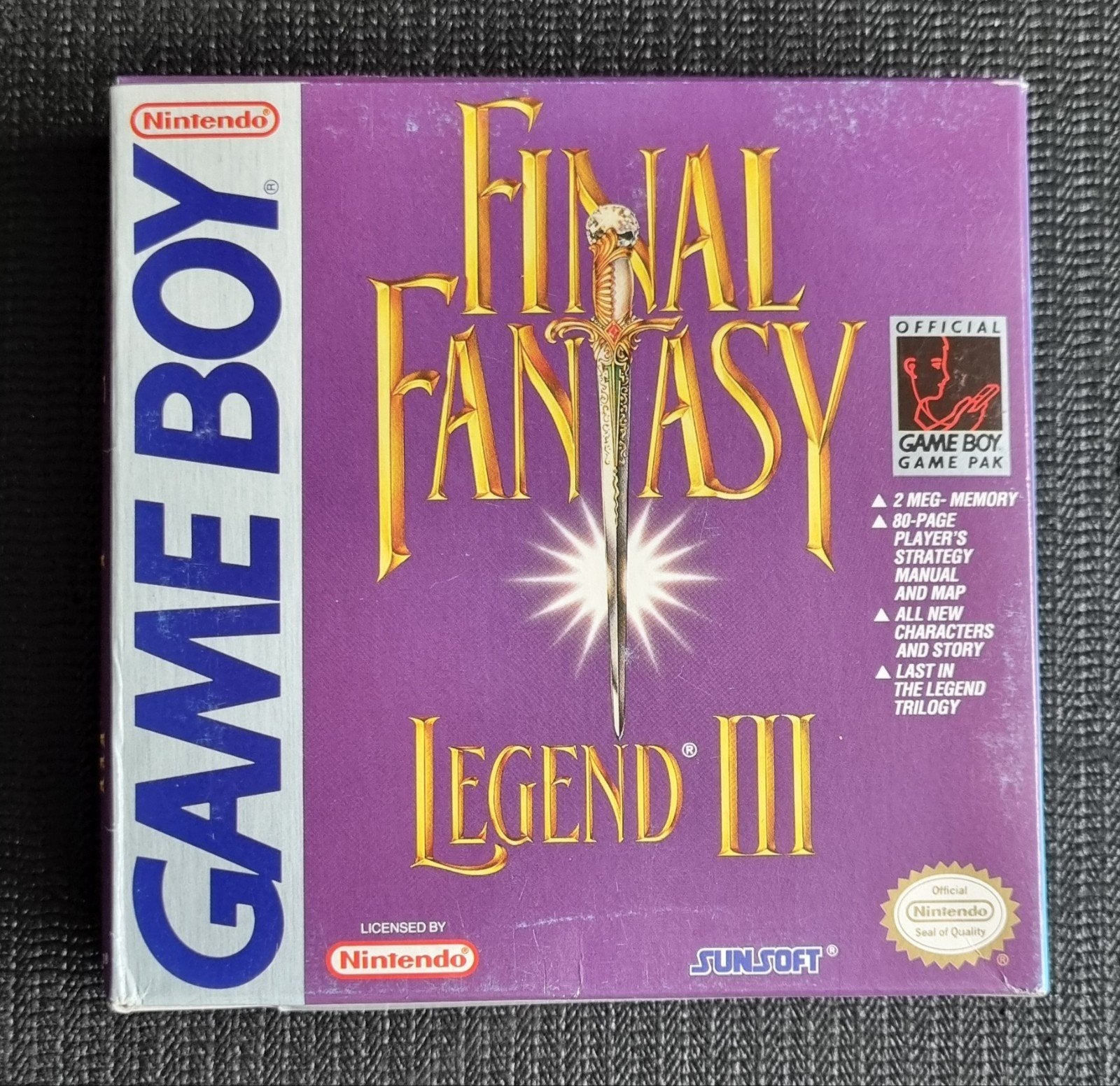 Final Fantasy Legend III - Game Boy (CIB), Spelcomputers en Games, 1 speler, Ophalen of Verzenden, Zo goed als nieuw, Role Playing Game (Rpg)