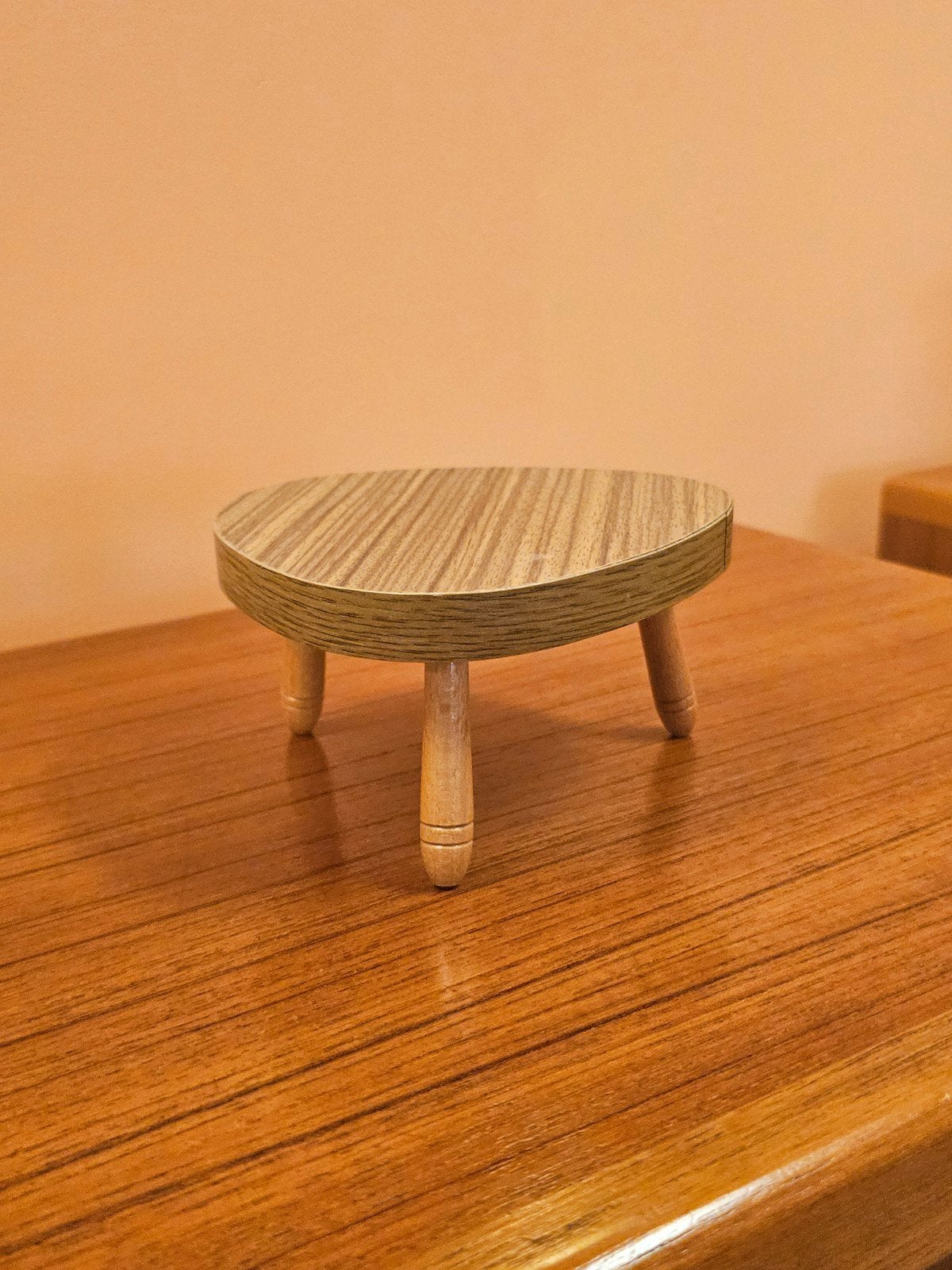 Mini Vintage Plantentafeltje Tafeltje Bijzettafeltje Tafel, Ophalen of Verzenden