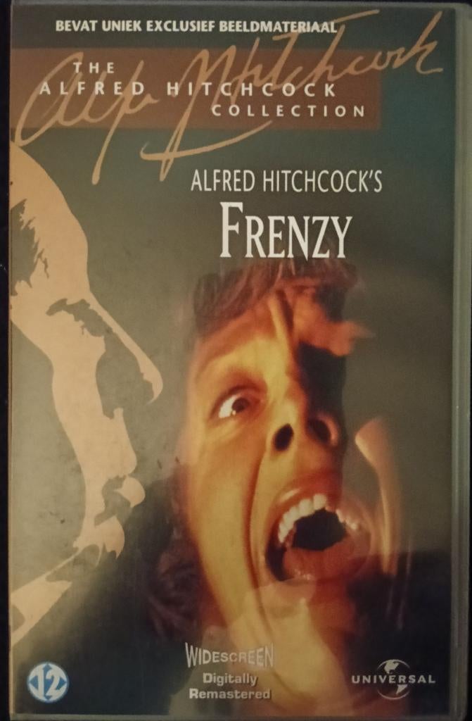 Frenzy vhs, Vanaf 16 jaar, Ophalen of Verzenden, Zo goed als nieuw, Horror