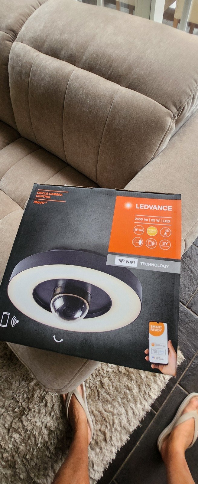 LEDVANCE Smart+ WiFi Camera Lamp Plafond/Muur Warmwit Nieuw, Ophalen of Verzenden