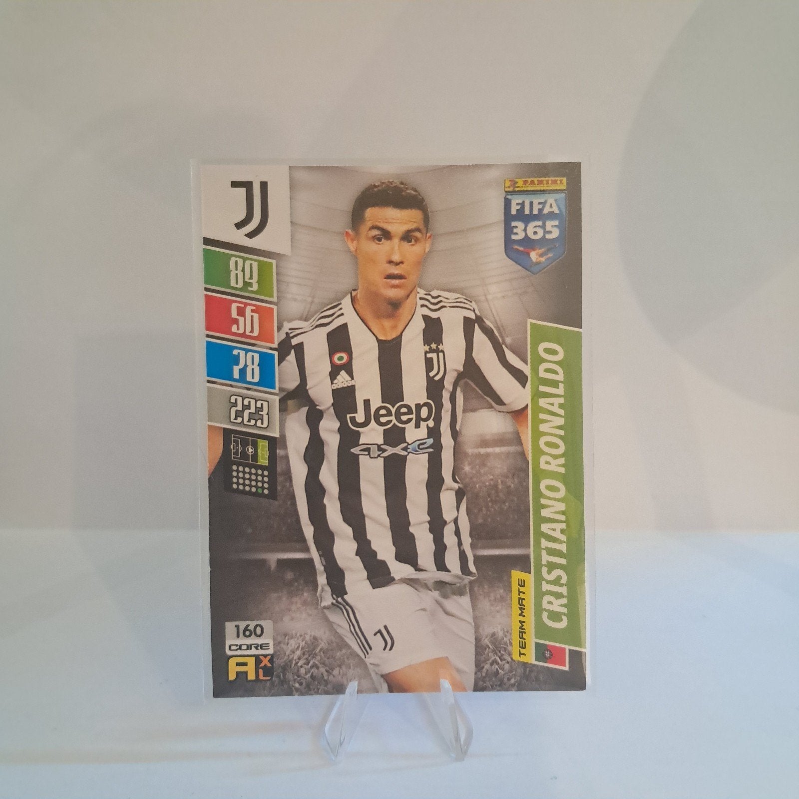 panini adrenalyn xl cristiano ronaldo juventus, Ophalen of Verzenden, Gebruikt, Plaatje