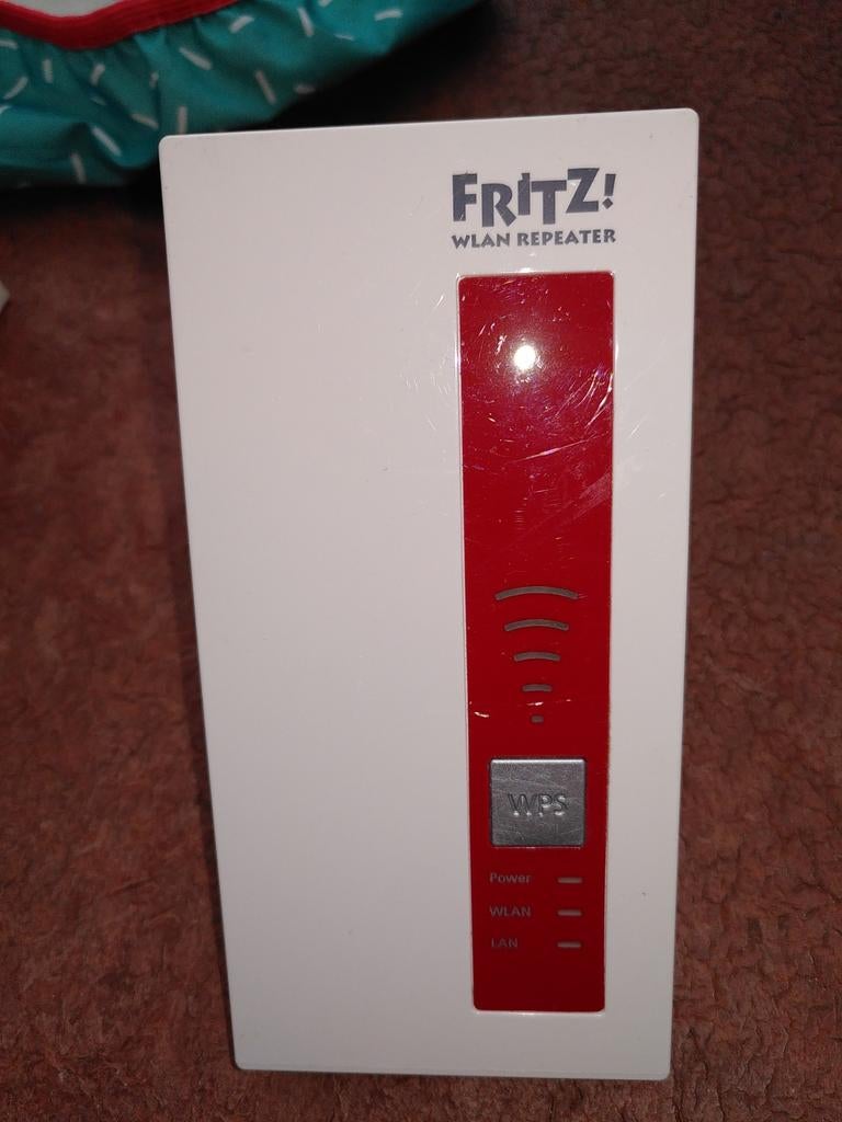 FRITZ!WLAN Repeater 1750E - Wifi Extender, Computers en Software, WiFi-versterkers, Ophalen of Verzenden, Gebruikt, FRITZ!