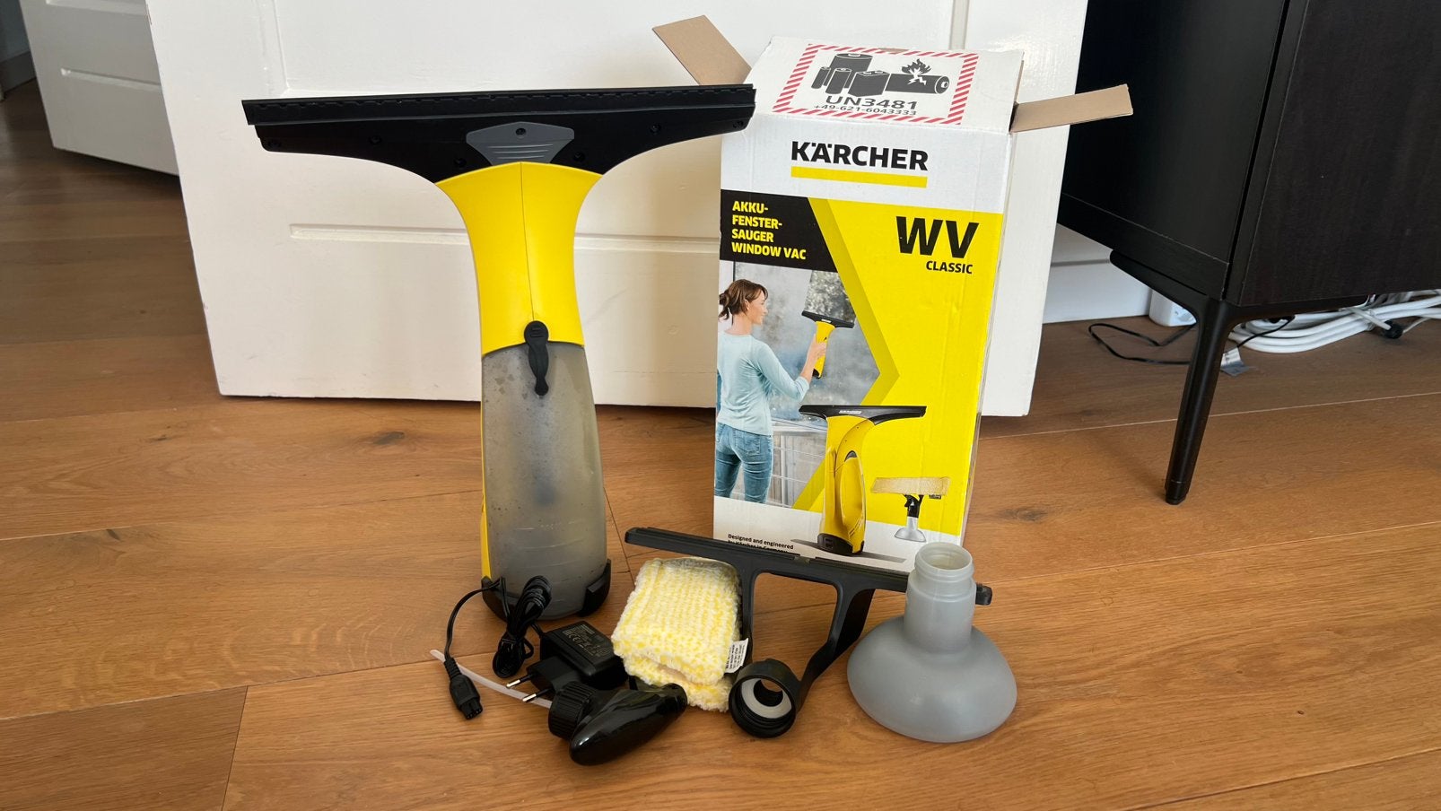Karcher Window Vac - Voor streeploos schone ramen, Huis en Inrichting, Schoonmaakartikelen, Ophalen, Raamwisser of Trekker