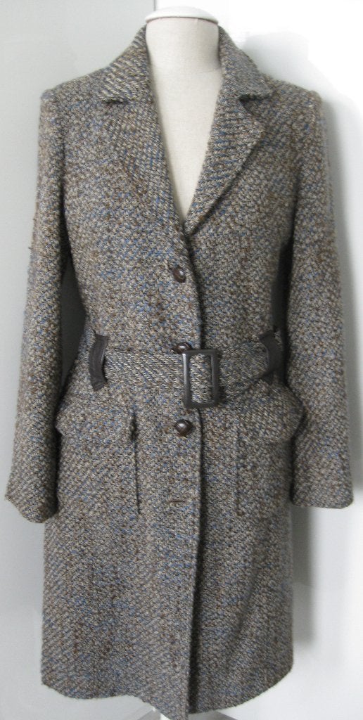 B-Young Outerwear Jas/Winterjas blauw/beige gemêleerd mt. M, Kleding | Dames, Jassen | Winter, Maat 38/40 (M), Overige kleuren