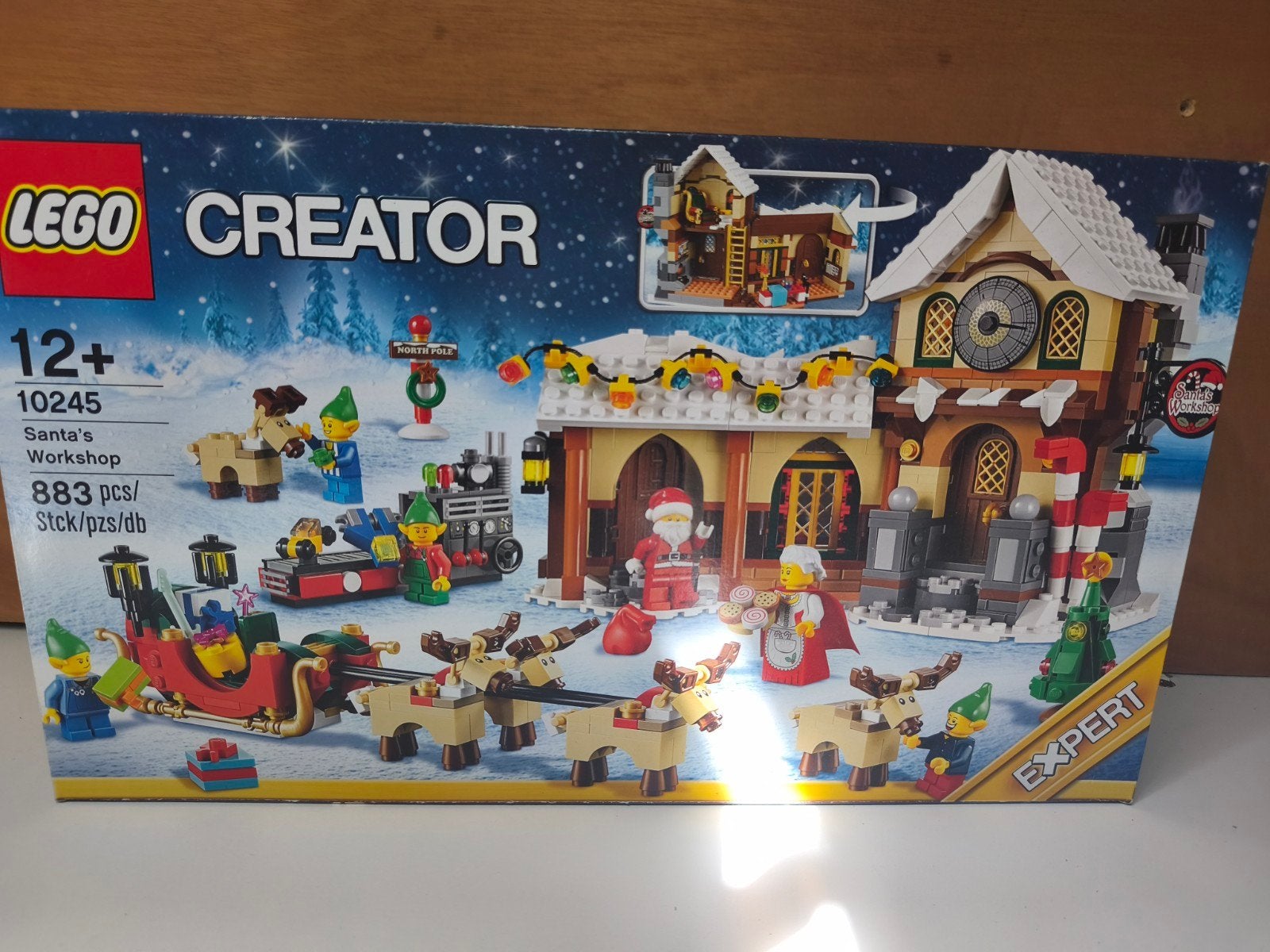 Lego 10245, Santa's workshop, Overige thema's, Lego, Ophalen of Verzenden, Zo goed als nieuw
