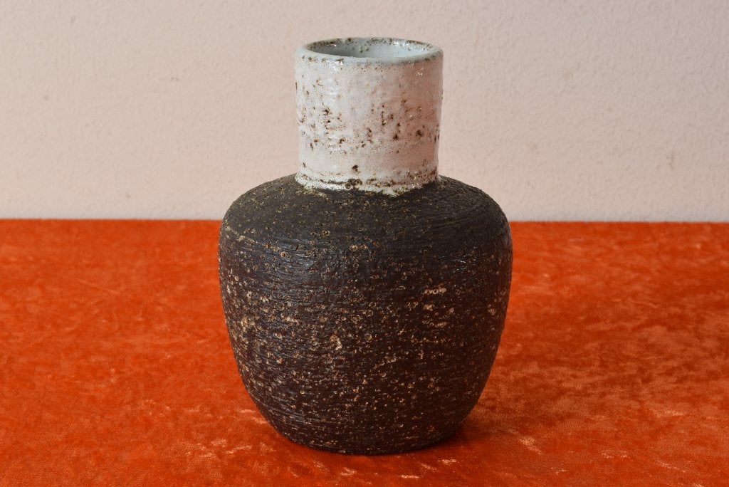 Retro vintage jaren 60 Zaalberg Holland chamotte vaas, Ophalen of Verzenden