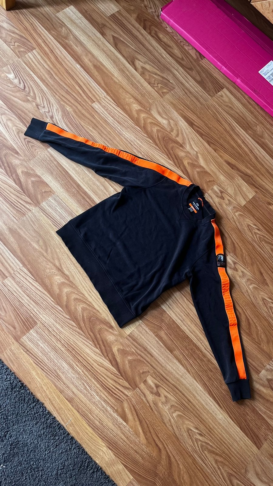 Parajumpers sweater zwart met oranje strepen, Kleding | Heren, Truien en Vesten, Ophalen of Verzenden, Gedragen, Overige maten