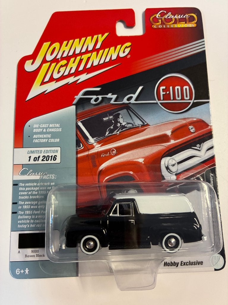 88556 Ford F100 Panel Delivery - '55 - Johnny Lightning 1:64, Auto, Nieuw, Ophalen of Verzenden, Oskar-Jäger-Strasse 173_K4, 50825 Köln, Germany