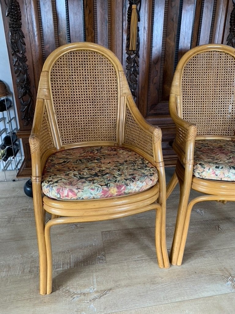 Twee rotan stoelen in prima staat, Ophalen