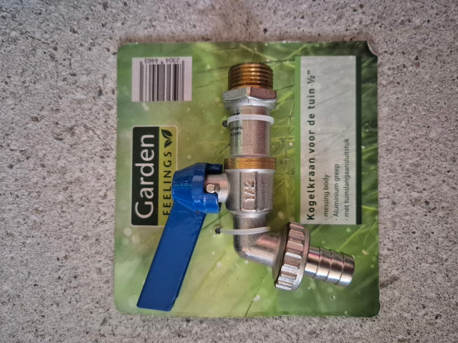 Garden Feelings Kogelkraan voor de tuin ½" met slangstuk, Ophalen