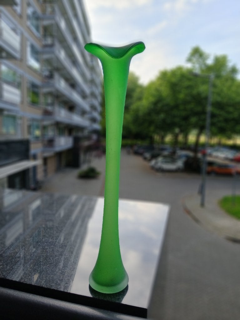 Antiek glas vaas, Ophalen of Verzenden