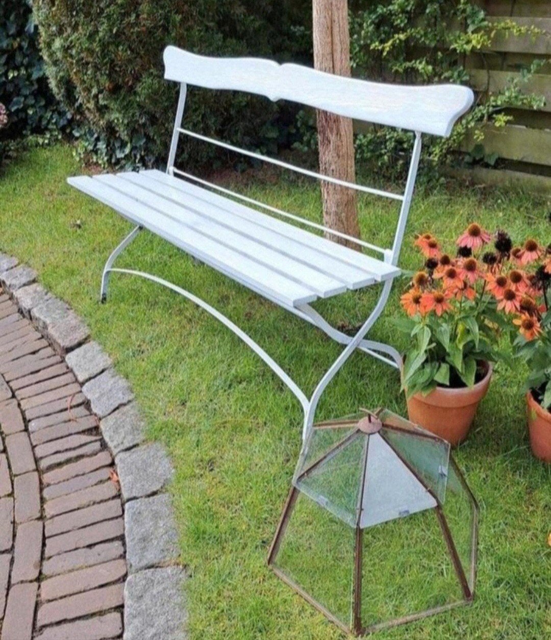 Frans tuinbankje, Antiek en Kunst, Ophalen of Verzenden