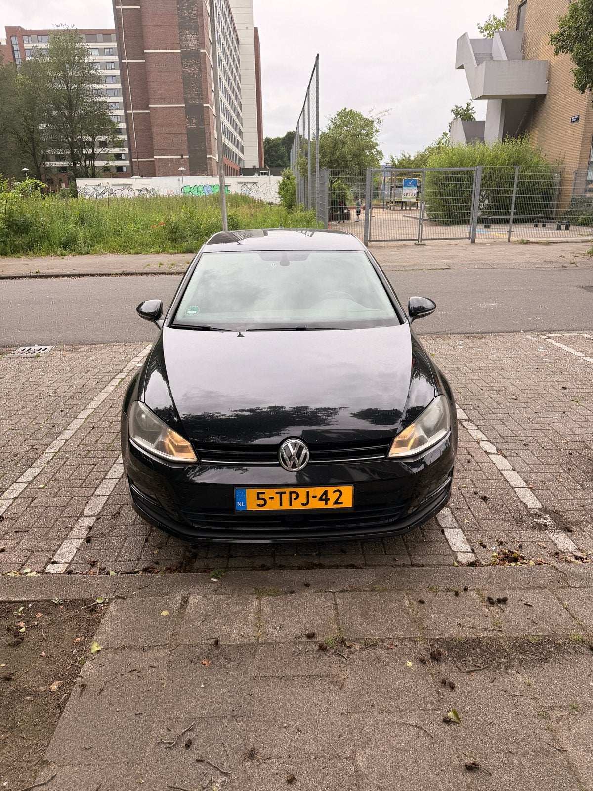 Volkswagen Golf 1.6 TDI 77KW DSG 2013 Zwart, Auto's, Volkswagen, Stof, Zwart, 4 cilinders, Zwart