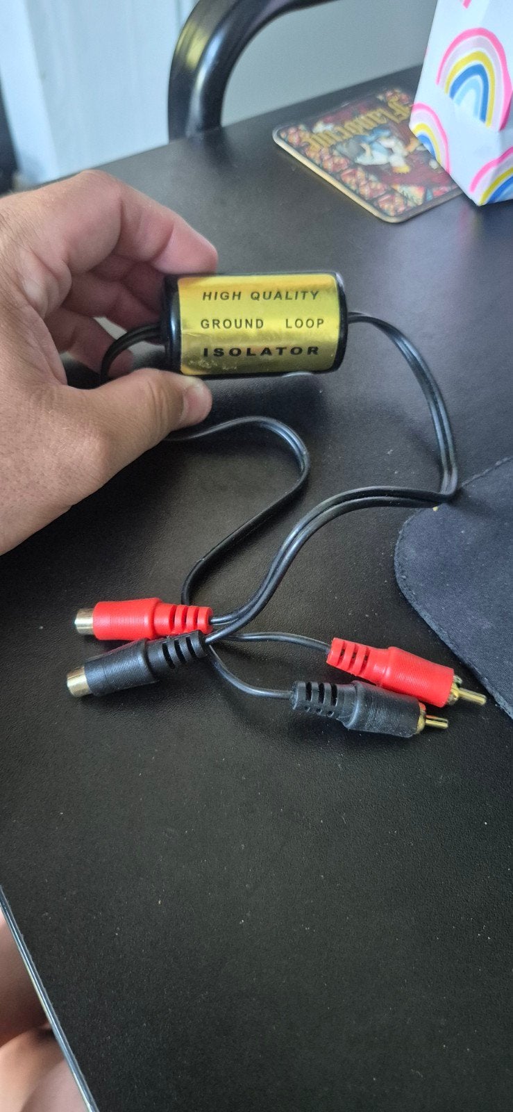 High Quality Ground Loop Isolator - RCA Audio Filter, Ophalen of Verzenden, Zo goed als nieuw, Minder dan 2 meter, Overige kabels