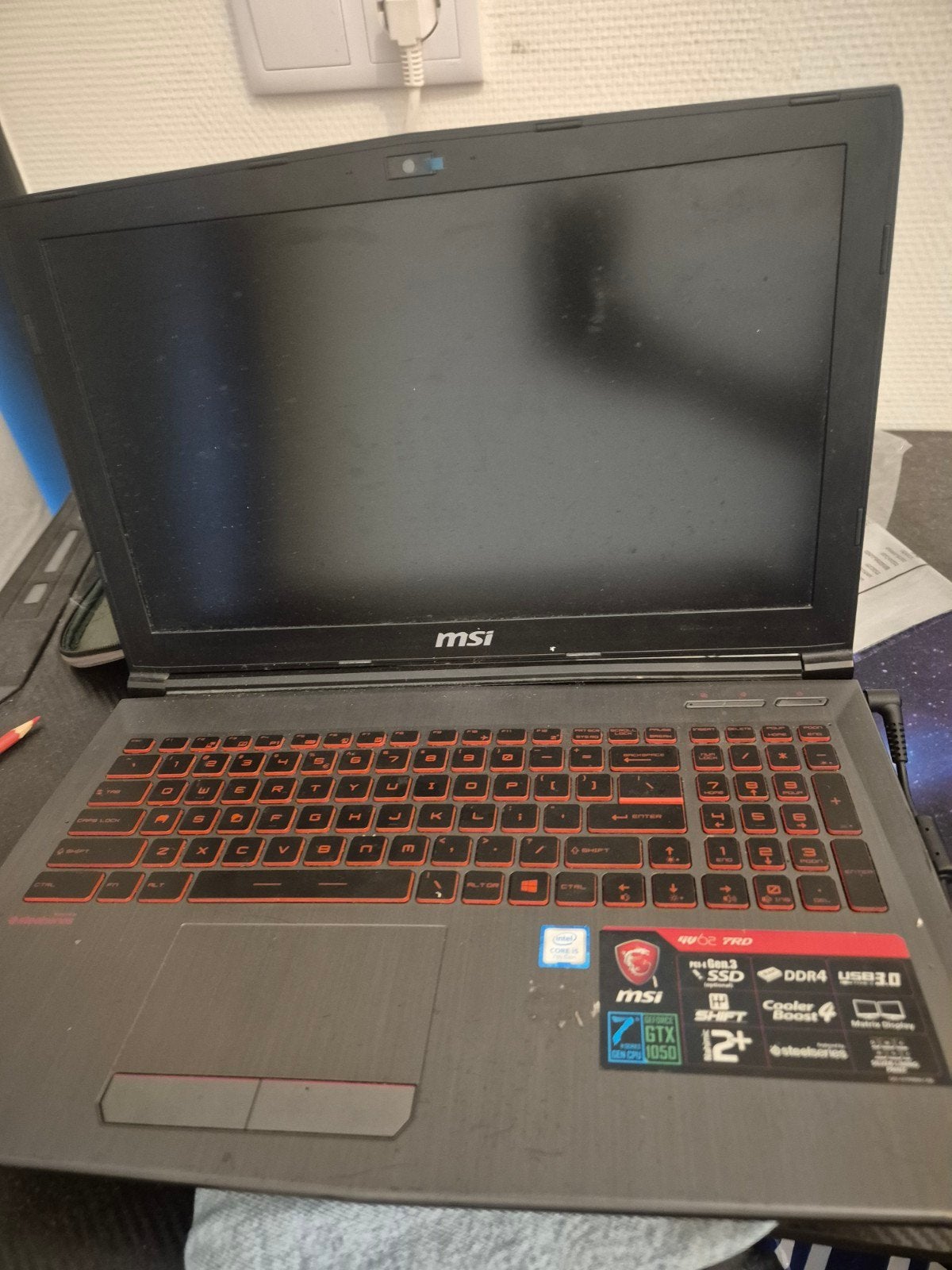 MSI GL62M 7RD Gaming Laptop - Goede Staat, Computers en Software, Windows Laptops, Ophalen of Verzenden