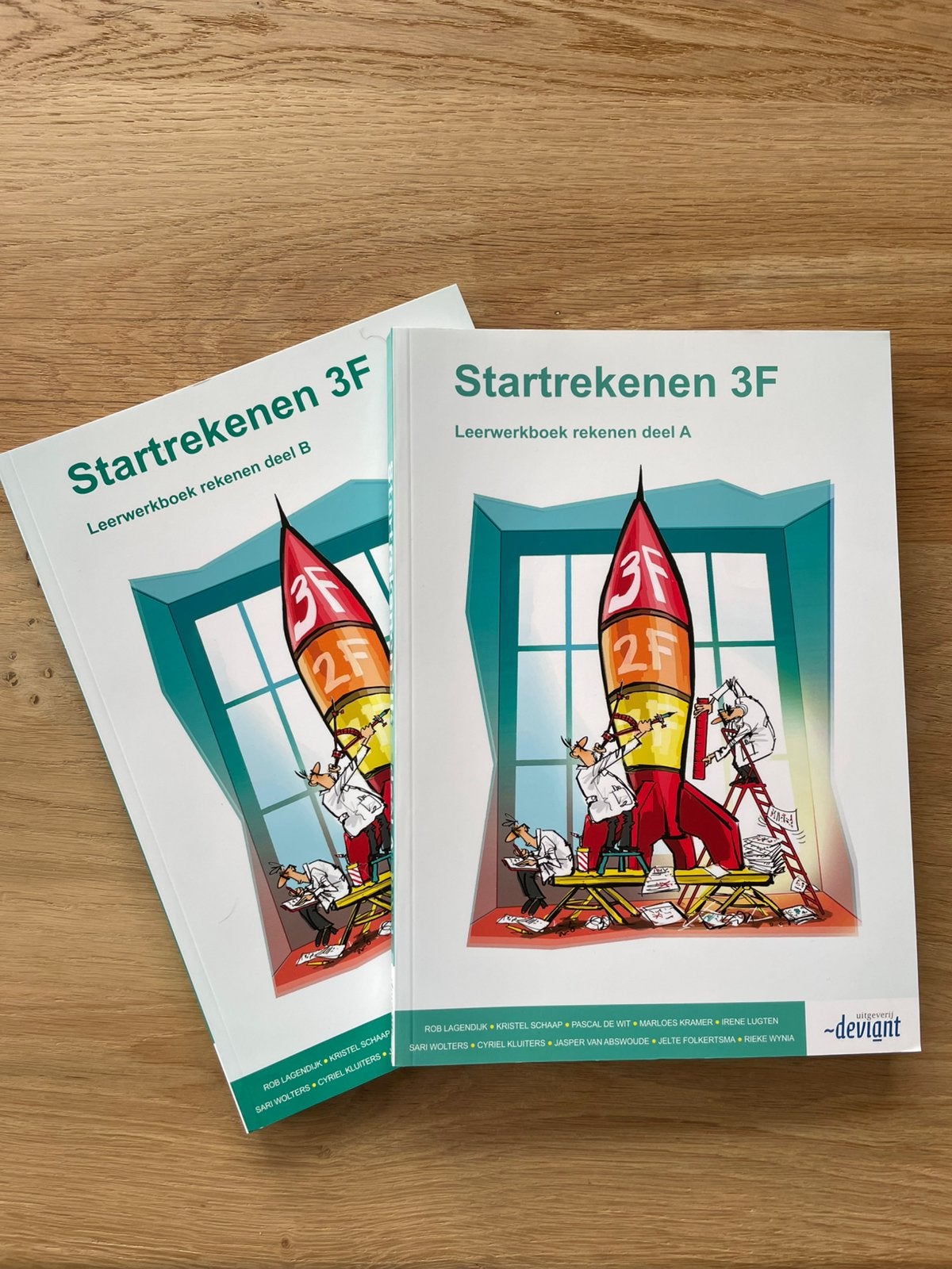 VIA werkboek 3F Startrekenen leerwerkboek A & B, Ophalen of Verzenden, Gelezen