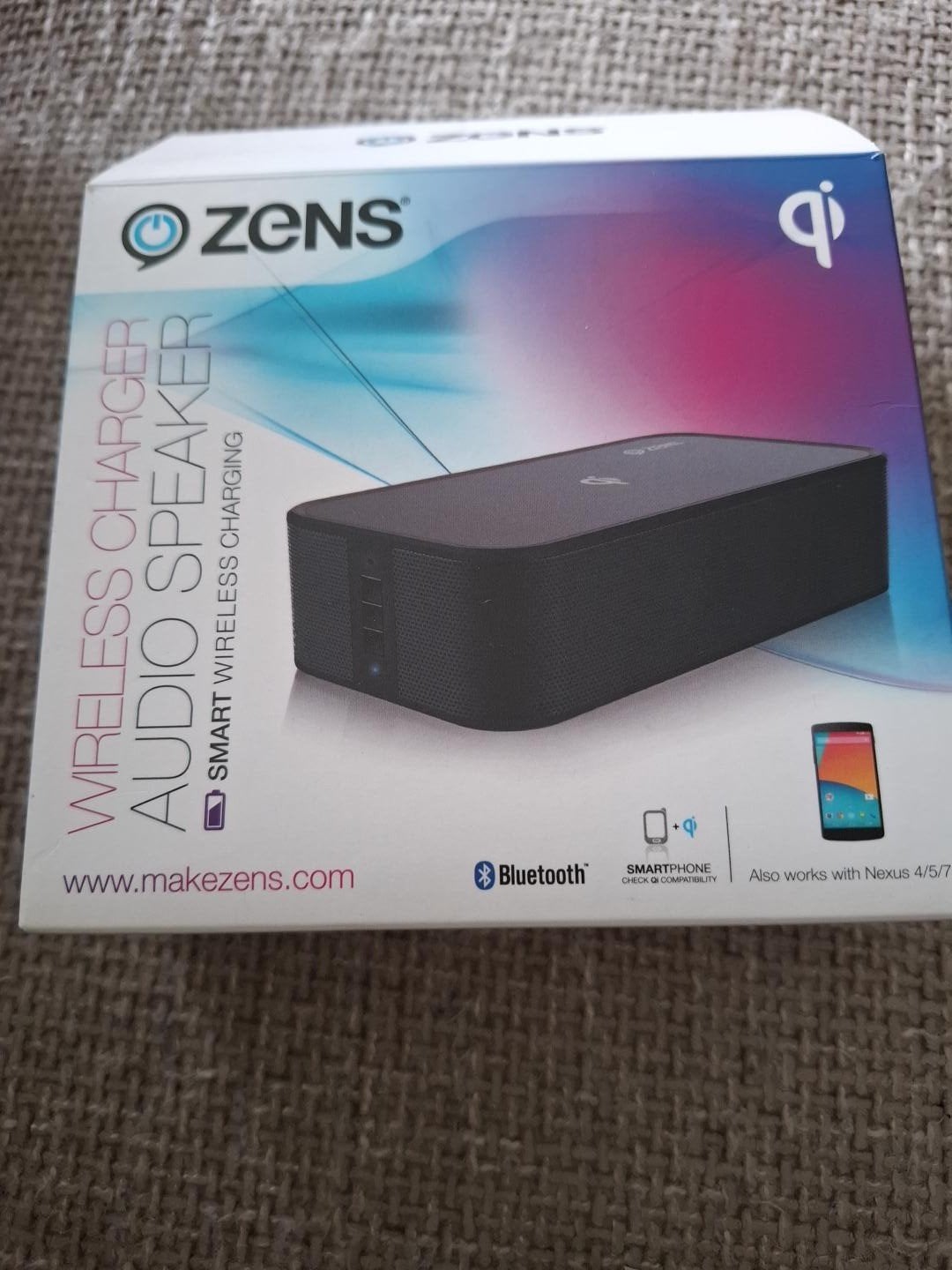 Zens Draadloze Oplader & Bluetooth Speaker (Qi), Ophalen, Nieuw, Overige typen, Zens