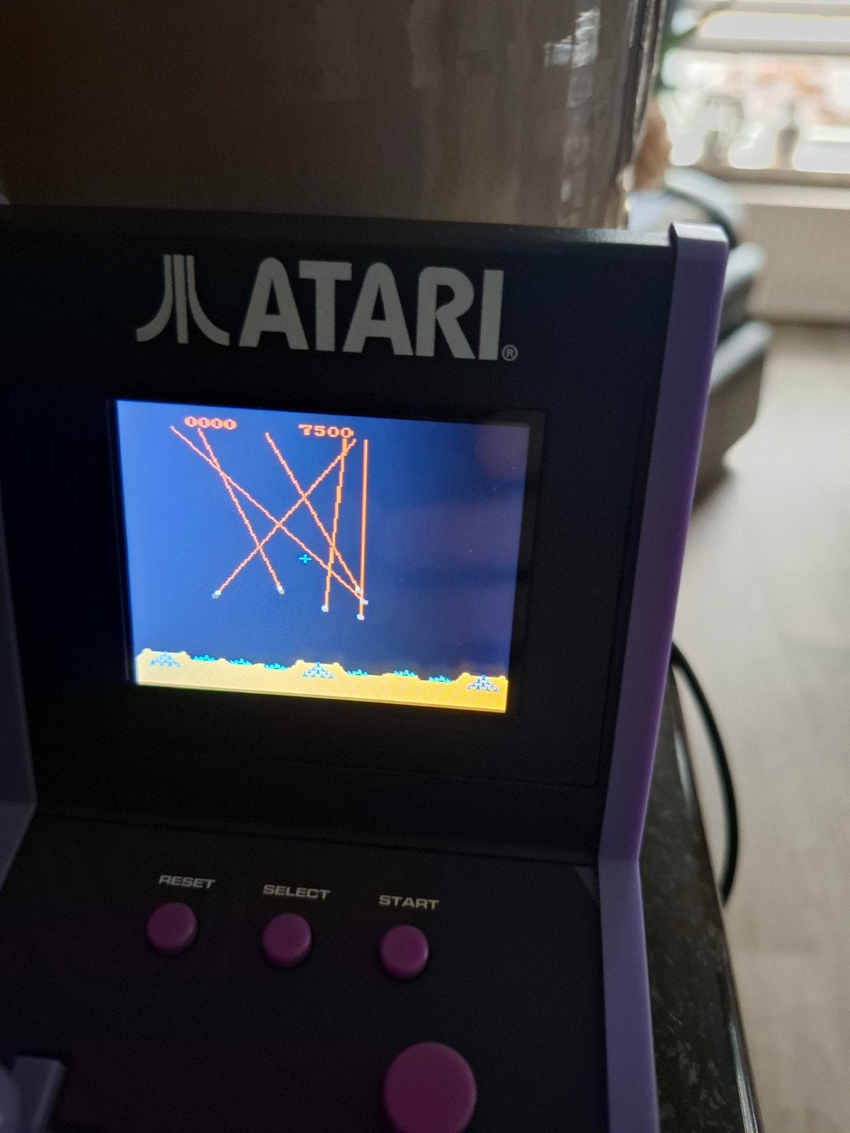 Atari Arcade met ingebouwde games, Spelcomputers en Games, Spelcomputers | Atari, Met games, Overige modellen, Ophalen of Verzenden