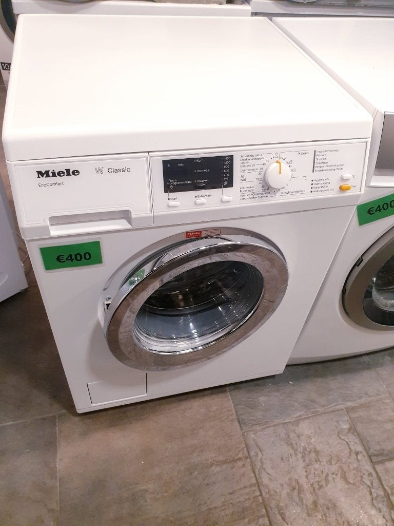 miele wasmachine a+++ inc 6 mnd garantie, Ophalen, Zo goed als nieuw, Voorlader, 85 tot 90 cm