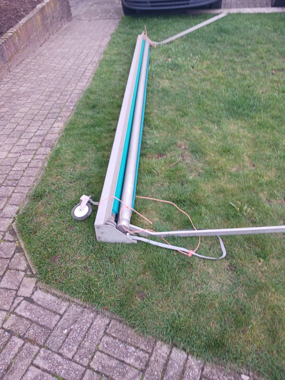 Zonnescherm, 150 tot 300 cm, Ophalen, Gebruikt, Knikarmscherm