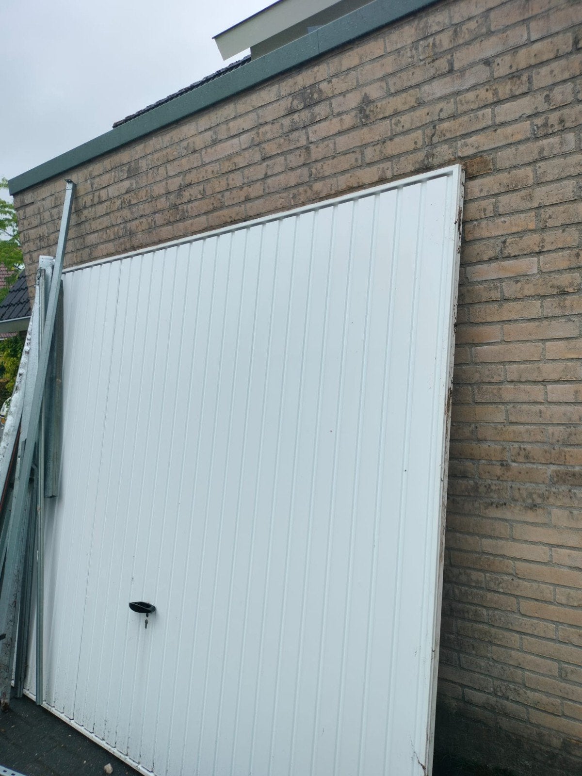 Garage kanteldeur, Ophalen, Gebruikt, Garagedeur, 120 cm of meer