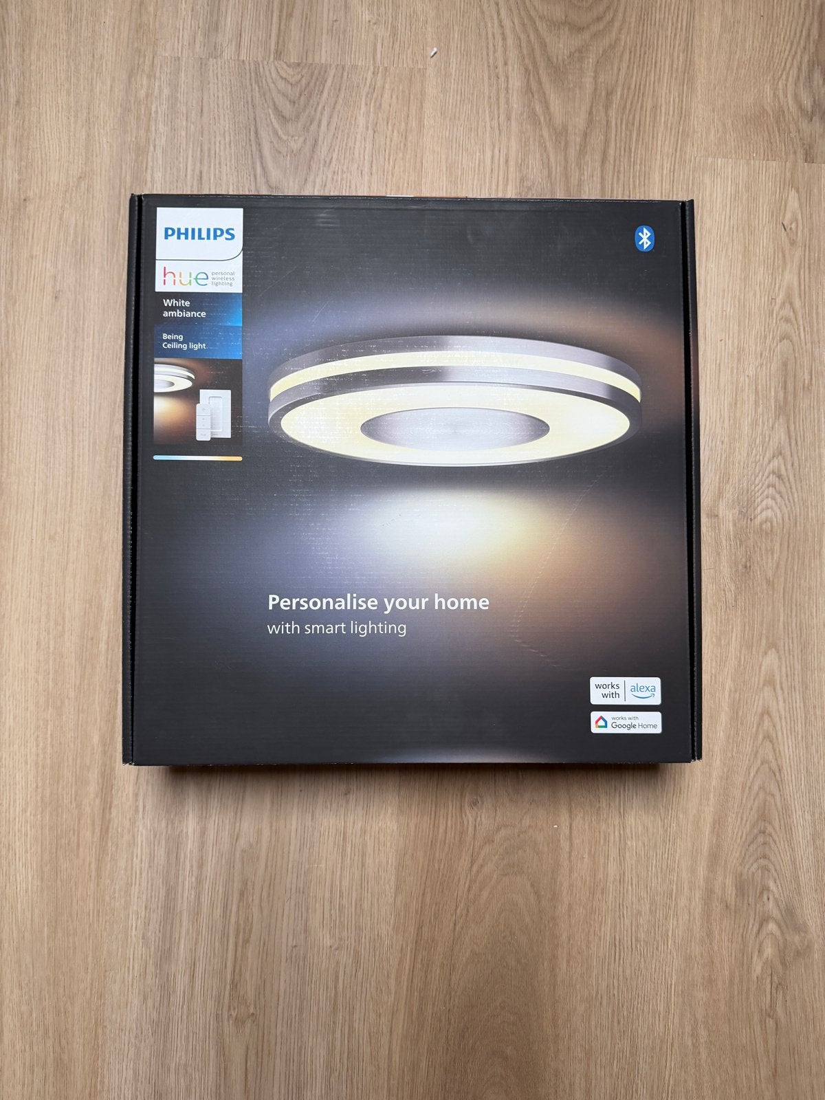 Philips Hue Being Plafondlamp - Wit Ambiance, Huis en Inrichting, Modern, Ophalen of Verzenden, Wit, Plafondlamp