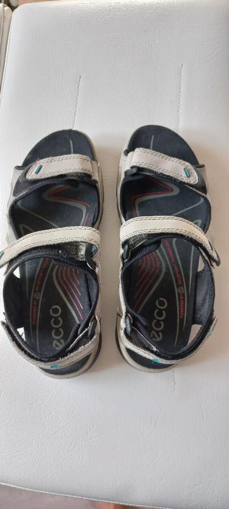 Ecco (wandel)sandalen, dames, maat 37, Ecco, Zo goed als nieuw, Grijs, Sandalen of Muiltjes