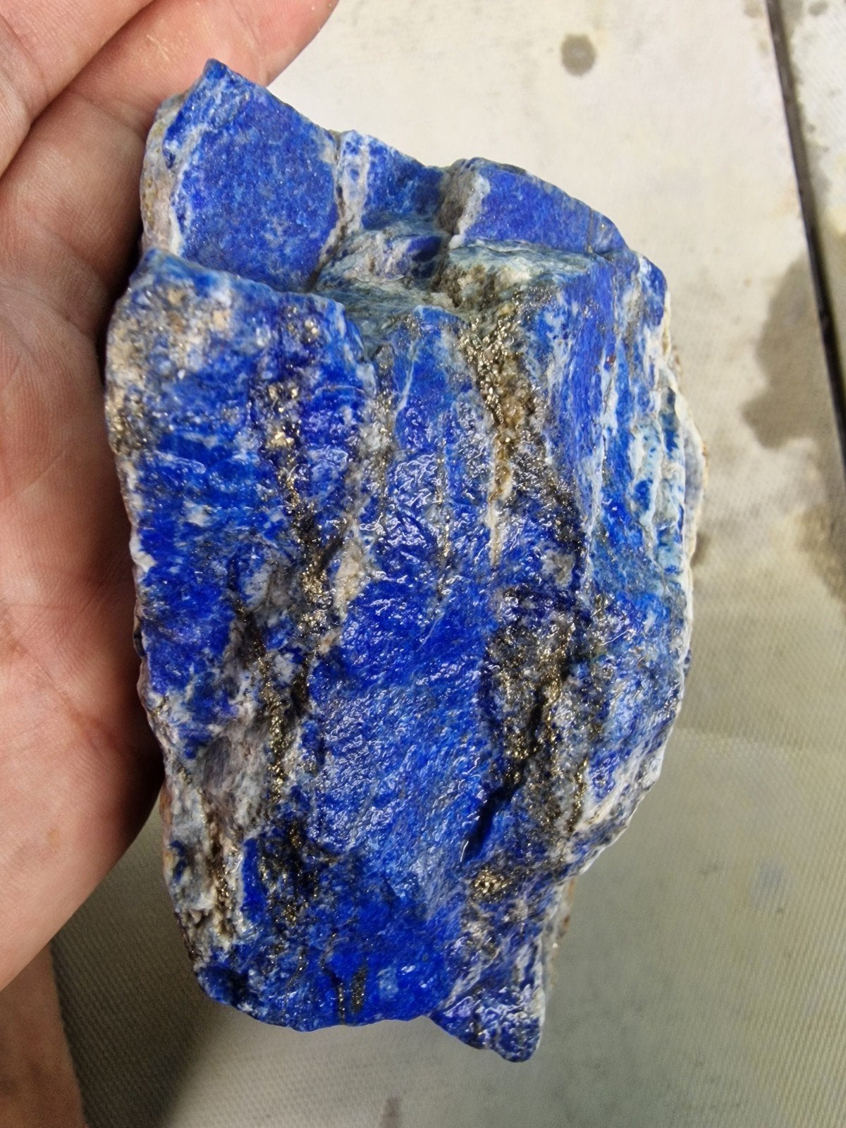 Ruwe Lapis Lazuli N422 - 7.3kg, 28cm, Ophalen of Verzenden