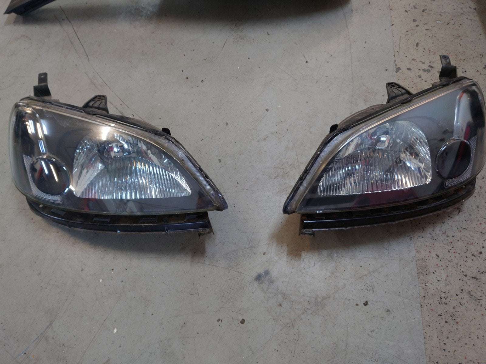 Z.g.a.n Honda Civic em2  Black housing koplampen, Ophalen of Verzenden, Gebruikt