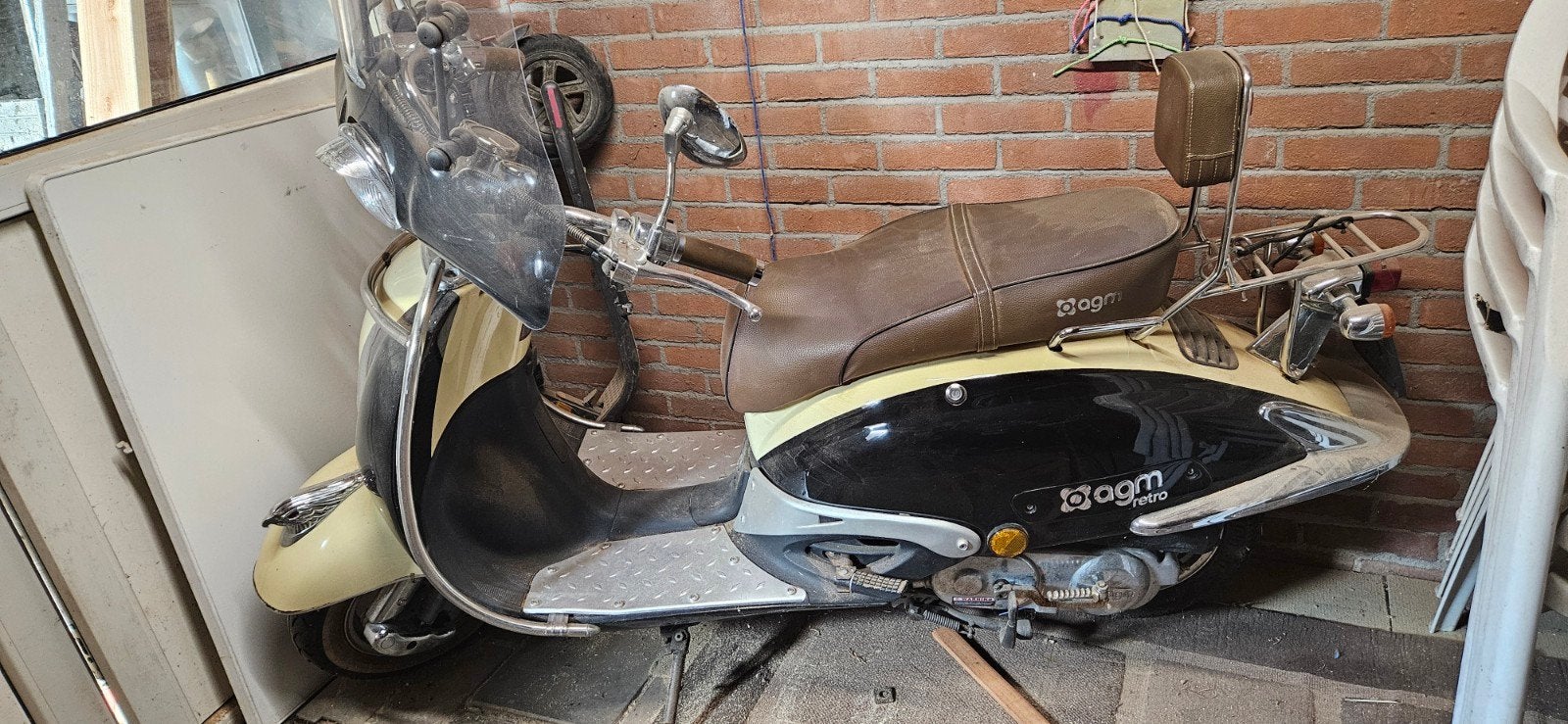AGM Retro scooter, Ophalen, Gebruikt, Benzine