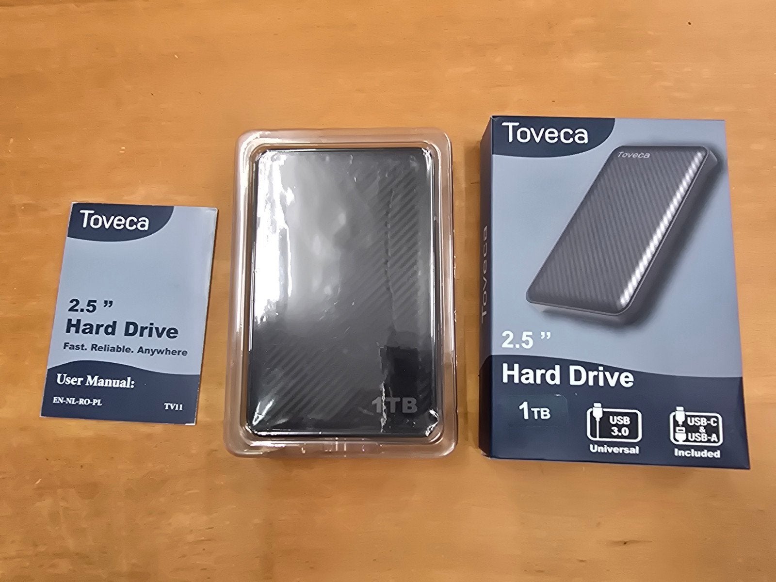 Toveca Externe Harde Schijf 1 TB (Nieuw), Ophalen of Verzenden, Nieuw