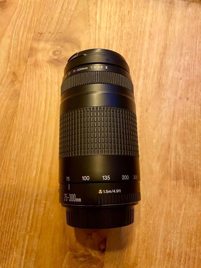 Canon EF 75-300mm f/4-5.6 II Telelens, Audio, Tv en Foto, Fotografie | Lenzen en Objectieven, Ophalen of Verzenden, Gebruikt, Telelens