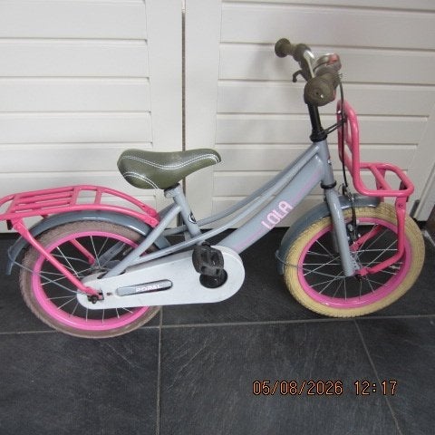 TE KOOP MOOIE KINDERFIETS WIELMAAT 16 INCH, Ophalen, Terugtraprem, Gebruikt, Handrem