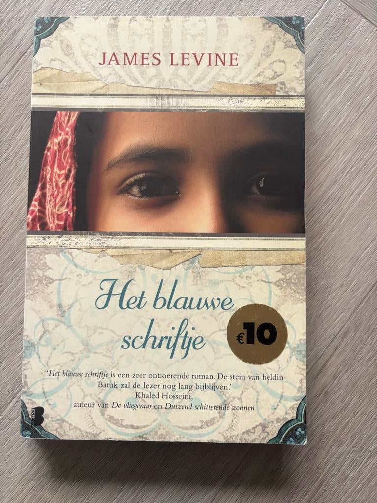 Het blauwe schriftje - James Levine, Boeken, Ophalen of Verzenden, Gelezen, Nederland