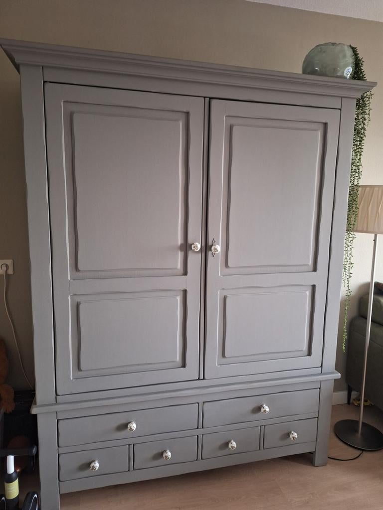 Geschilderd woonkast, Huis en Inrichting, Kasten | Buffetkasten, Ophalen of Verzenden, 25 tot 50 cm, 50 tot 100 cm, Minder dan 100 cm