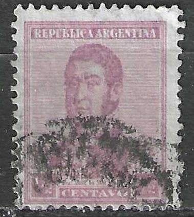Argentinie 1922 - Yvert 266 - Jose de San Martín (ST), Verzenden, Gestempeld, Midden-Amerika