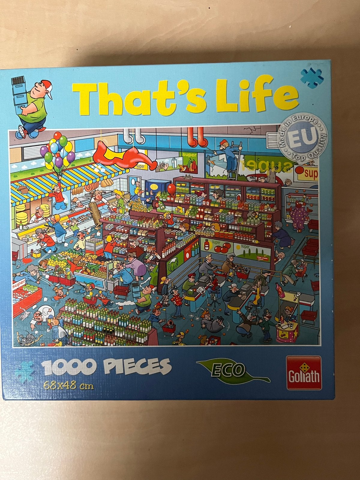 Goliath That's Life Legpuzzel 1000 stukjes/supermarkt, Ophalen of Verzenden, 500 t/m 1500 stukjes, Zo goed als nieuw, Legpuzzel