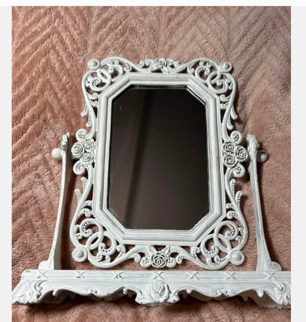 Zwaar metalen draaibare spiegel bv. toilettafel kast, Huis en Inrichting, Woonaccessoires | Spiegels, Minder dan 50 cm, Ophalen of Verzenden