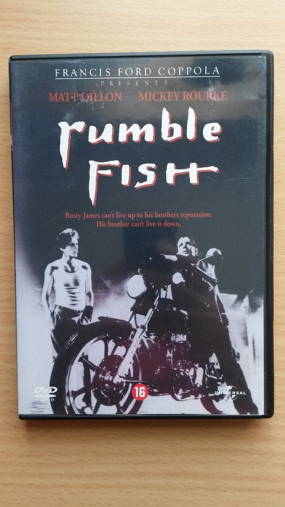 Rumble fish - Francis Ford Coppola,Mickey Rourke,Matt Dillon, Vanaf 16 jaar, Verzenden, Nederlands, Zo goed als nieuw