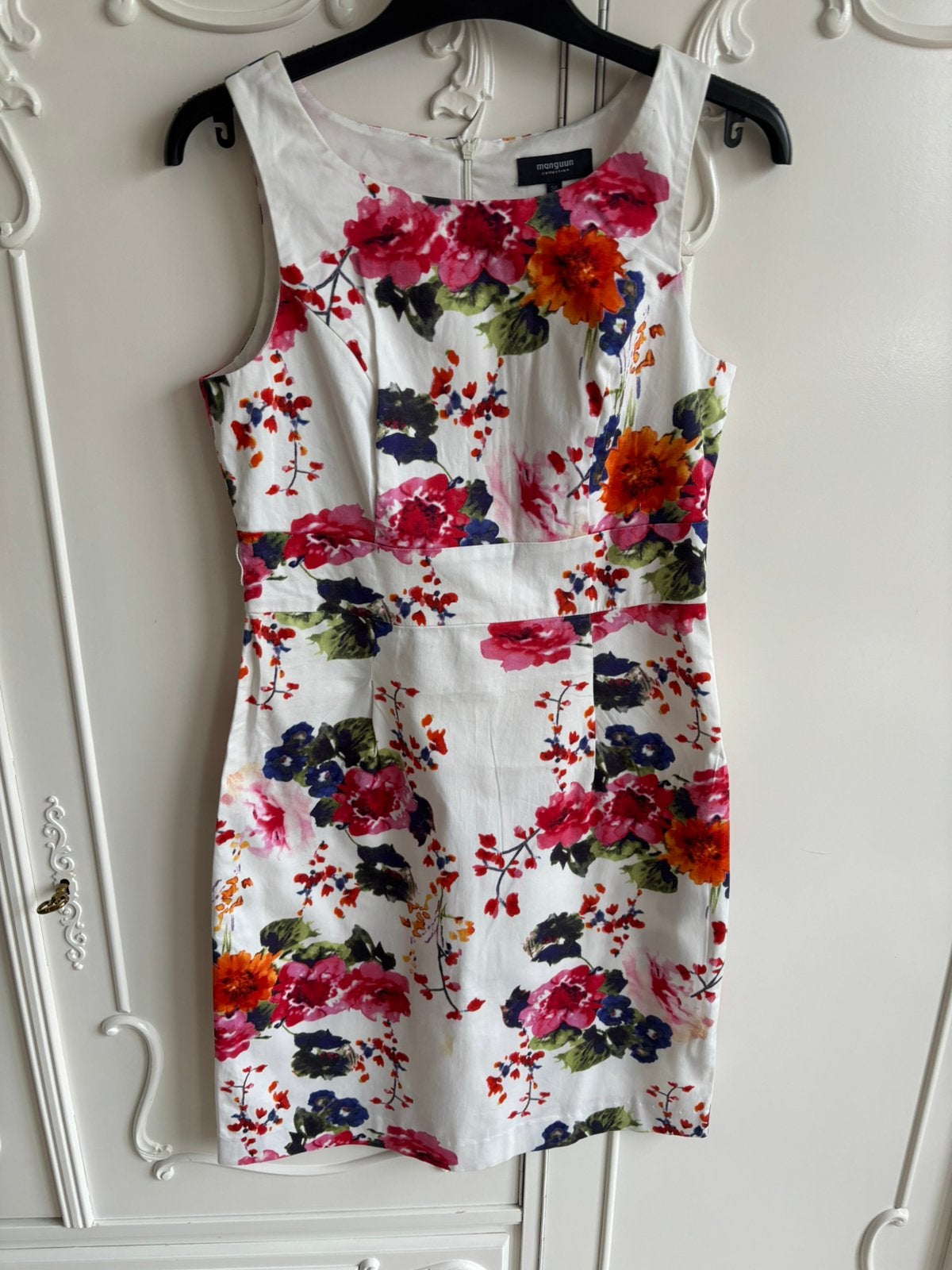Nieuwstaat jurk merk Manguun maat 36, Kleding | Dames, Overige kleuren, Ophalen of Verzenden, Zo goed als nieuw, Maat 36 (S)