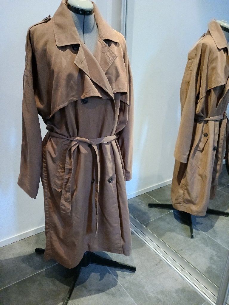 trenchcoat dames, Weekday, maat L, Beige, Maat 42/44 (L), Weekday, Ophalen of Verzenden