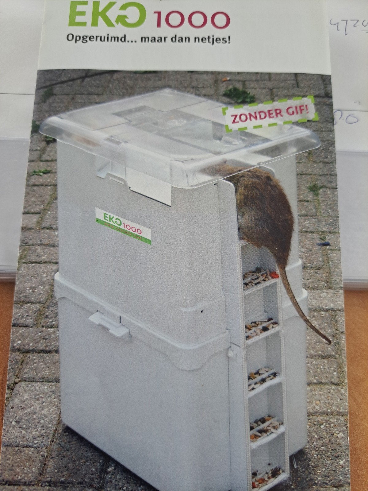 Vangkast voor ratten en muizen, Ophalen