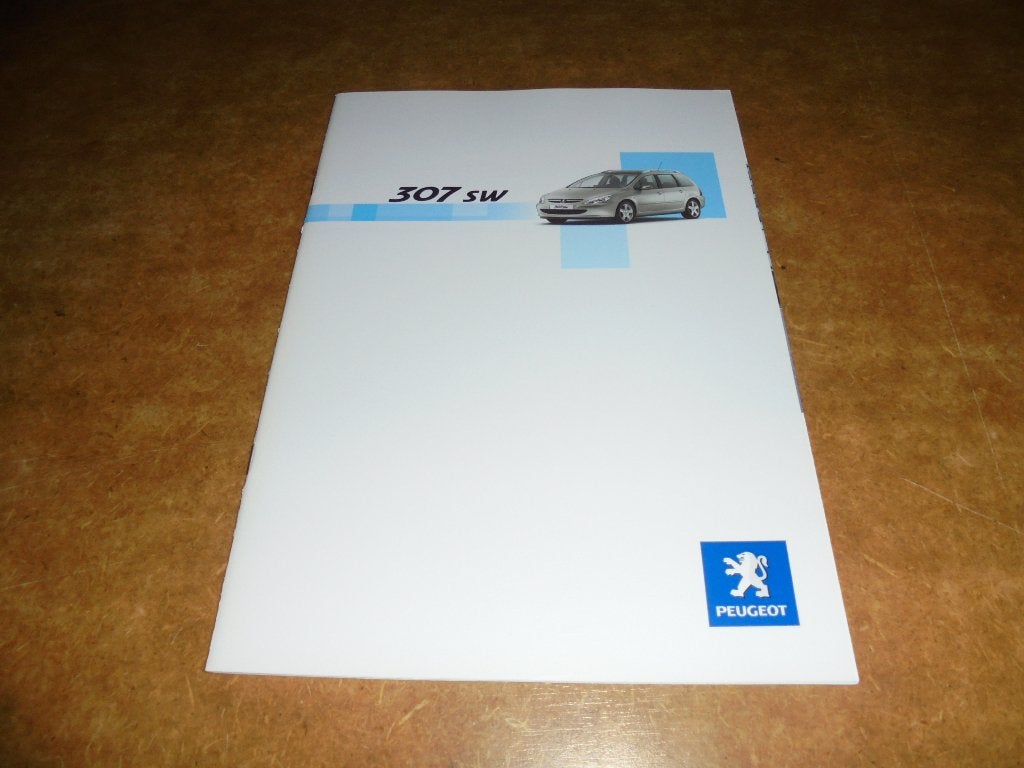 brochure Peugeot 307 SW  2005, Ophalen of Verzenden, Nieuw, Peugeot